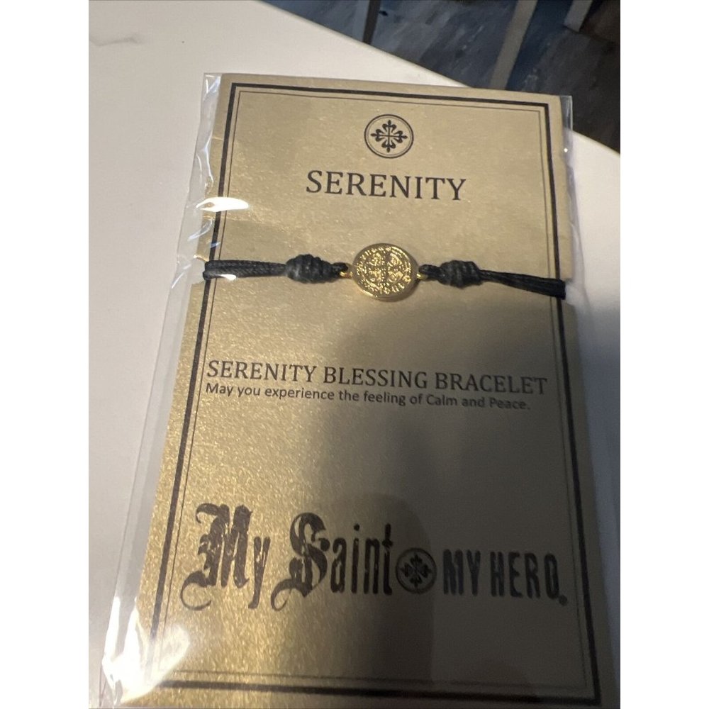 2013 HANDWOVEN MY SAINT MY HERO SERENITY BLESSING BRACELET!